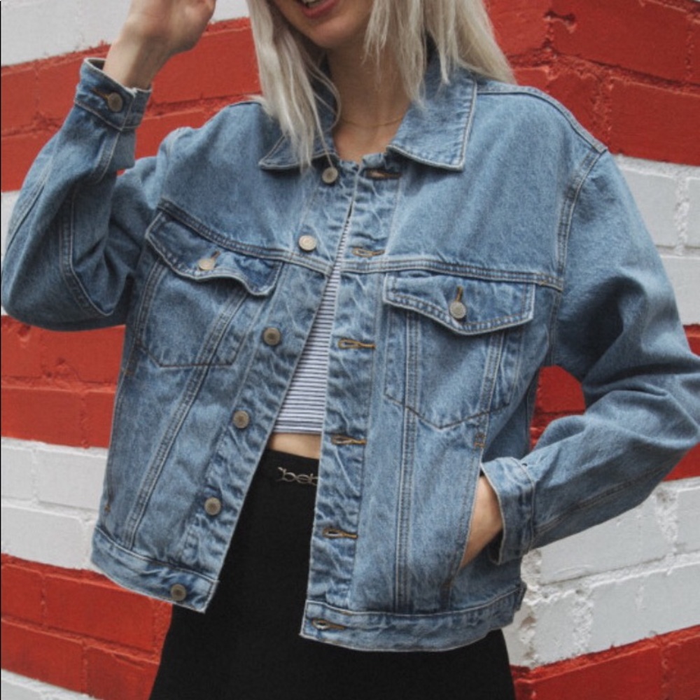 Brandy Melville oversized jean jacket